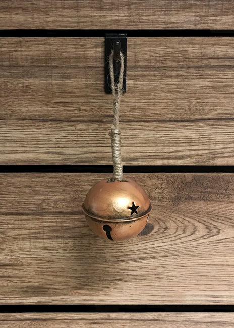 3.5&quot; Antique Gold Jingle Bell