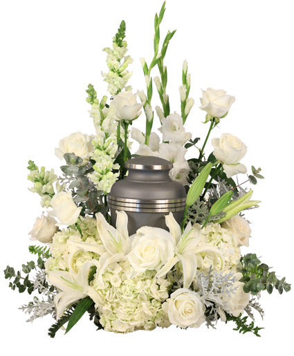 Eternal Peace Urn Cremation Flowers