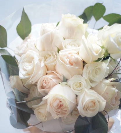 white roses