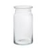 Large clear glass jar